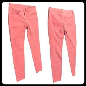 Rocks & Indigo Women PINK Jeans Size 4 Denim W29 L28 Skinny Ankle Woman EUC C203